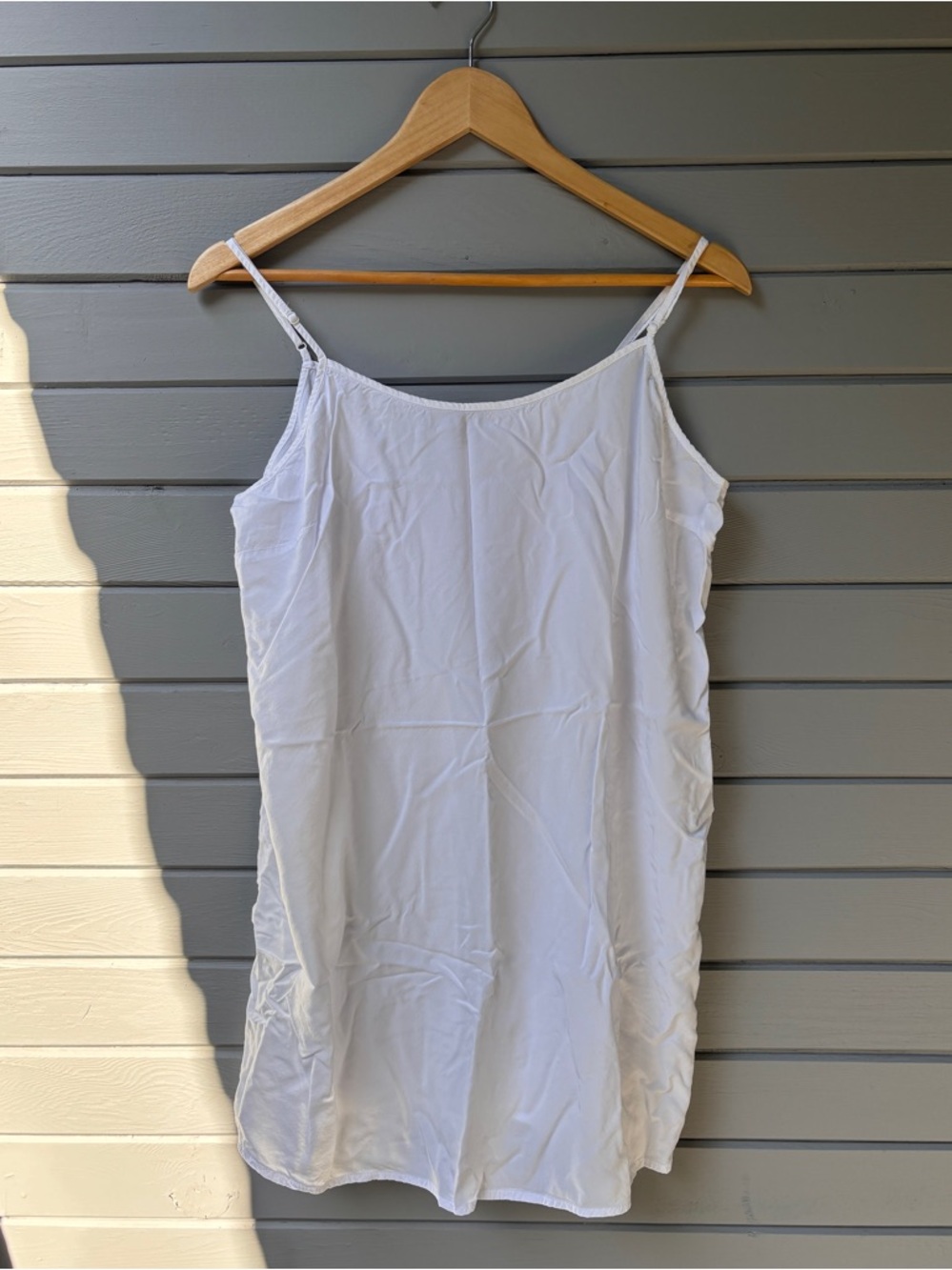 Banana Republic sheer rayon slip dress